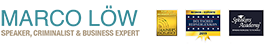 Marco Löw, Criminalist, Speaker & Business Expert Logo
